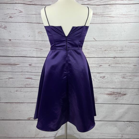 Pacific Plex purple formal bridesmaid a-line dress - Picture 7 of 12